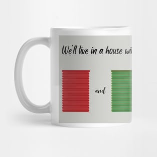 Red and Green Shutters Mug